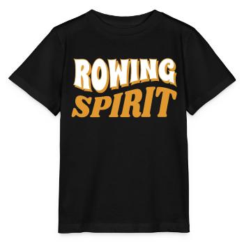 de l’aviron - Aviron - Rameur - Rameur - T-shirt bio MINI CREATOR Stanley/Stella Enfant - noir - Devant - Mikhail (115cm)