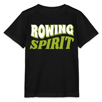 de l’aviron - Aviron - Rameur - Rameur - T-shirt bio MINI CREATOR Stanley/Stella Enfant - noir - Devant - Mikhail (115cm)