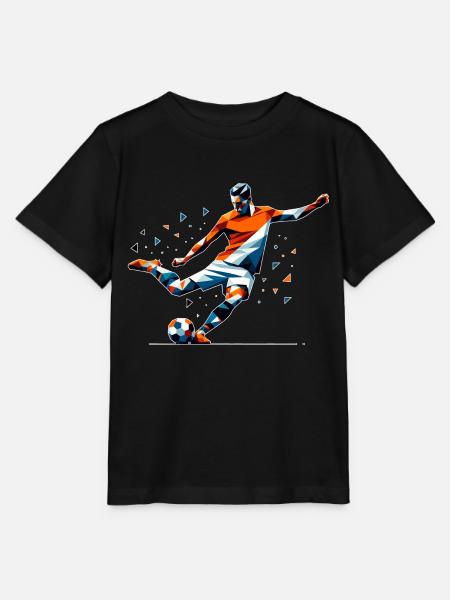 Fussball Niederlande - Stanley/Stella Kinder T-Shirt MINI CREATOR - Schwarz