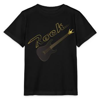 Guitar Rock - Stanley/Stella MINI CREATOR Kids’ T-Shirt - black - Front - Mikhail (115cm)