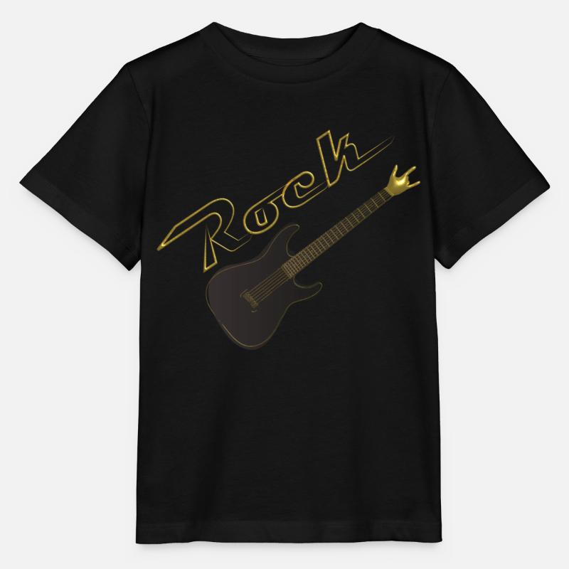 Guitare Rock - T-shirt bio MINI CREATOR Stanley/Stella Enfant - noir