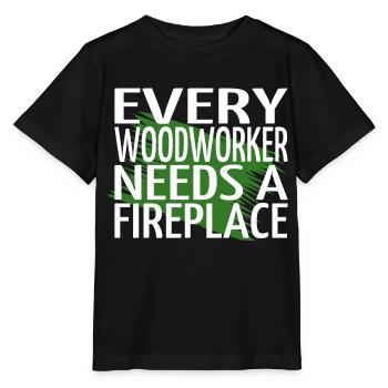 fun cool lumber carpenter hoodies and sweatshirts - Stanley/Stella Kinder T-Shirt MINI CREATOR  - Schwarz - Vorne - Mikhail (115cm)