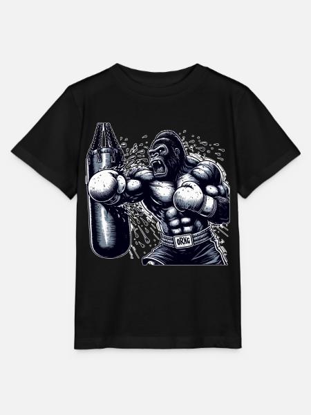 Boxender Gorilla - Stanley/Stella Kinder T-Shirt MINI CREATOR - Schwarz