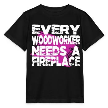 arboriculture woodcutter - Stanley/Stella MINI CREATOR Kids’ T-Shirt - black - Front - Mikhail (115cm)