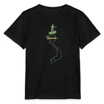 Vietnam - T-shirt bio MINI CREATOR Stanley/Stella Enfant - noir - Devant - Mikhail (115cm)