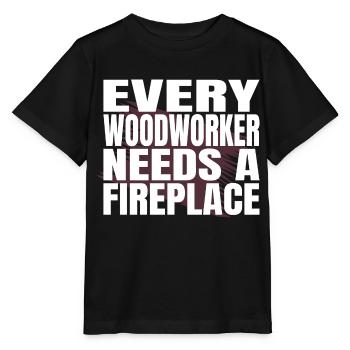 apprentice lumber birthday gift arboriculturist - Stanley/Stella Kinder T-Shirt MINI CREATOR  - Schwarz - Vorne - Mikhail (115cm)
