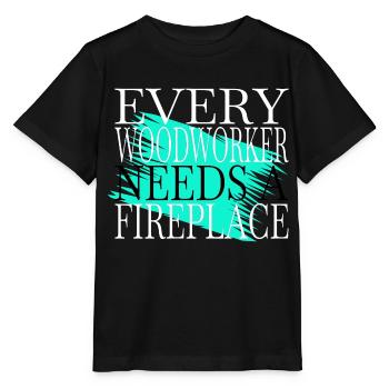 americas cool logging lumberjackwoodworking - Stanley/Stella Kinder T-Shirt MINI CREATOR  - Schwarz - Vorne - Mikhail (115cm)