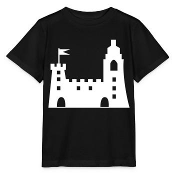 castle - Stanley/Stella MINI CREATOR Kids’ T-Shirt - black - Front - Mikhail (115cm)