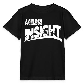 funny quote sayings mindful living wise living - Stanley/Stella MINI CREATOR Kids’ T-Shirt - black - Front - Mikhail (115cm)