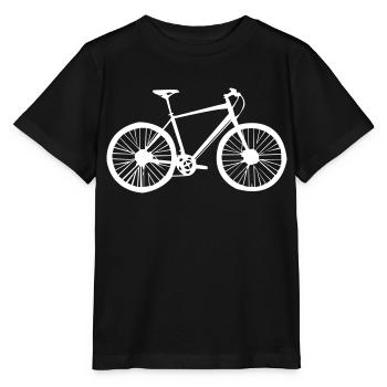 Roue de vélo - T-shirt bio MINI CREATOR Stanley/Stella Enfant - noir - Devant - Mikhail (115cm)