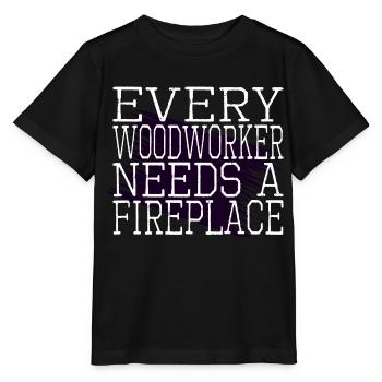 axes funny carpenter cabinetmaker lumber - Stanley/Stella Kinder T-Shirt MINI CREATOR  - Schwarz - Vorne - Mikhail (115cm)