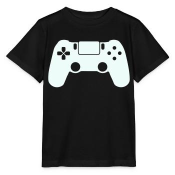 gamepad gamer - Stanley/Stella Kinder T-Shirt MINI CREATOR  - Schwarz - Vorne - Mikhail (115cm)