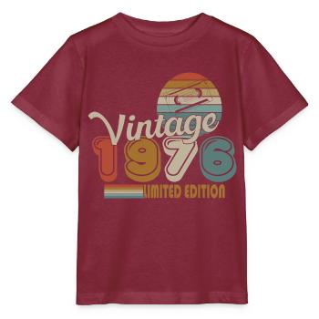 1976 - T-shirt bio MINI CREATOR Stanley/Stella Enfant - bordeaux - Devant - Kain (125cm)