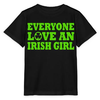 st patricks day - T-shirt bio MINI CREATOR Stanley/Stella Enfant - noir - Devant - Mikhail (115cm)