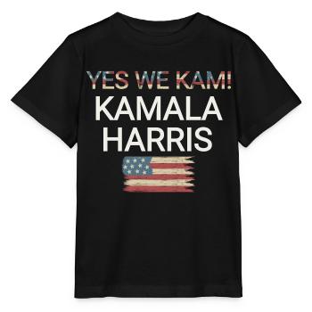 Yes We Kam - Stanley/Stella Kinder T-Shirt MINI CREATOR  - Schwarz - Vorne - Mikhail (115cm)