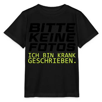 bitte keine fotos - Stanley/Stella Kinder T-Shirt MINI CREATOR  - Schwarz - Vorne - Mikhail (115cm)