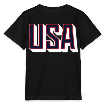 USA 2024 - Stanley/Stella MINI CREATOR Kids’ T-Shirt - black - Front - Mikhail (115cm)