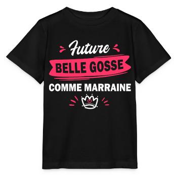 future belle gosse / t-shirt bébé fille - T-shirt bio MINI CREATOR Stanley/Stella Enfant - noir - Devant - Mikhail (115cm)