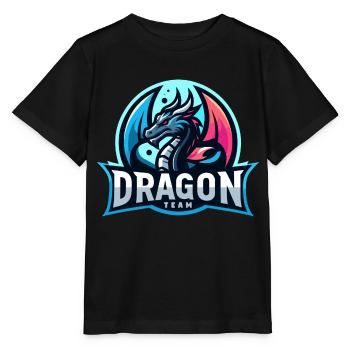 L’équipe Dragon - T-shirt bio MINI CREATOR Stanley/Stella Enfant - noir - Devant - Mikhail (115cm)
