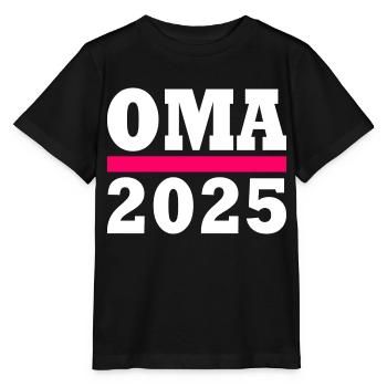 Oma 2025 - Stanley/Stella Kinder T-Shirt MINI CREATOR  - Schwarz - Vorne - Mikhail (115cm)