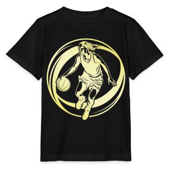 Basketteur Basketteur Basketteur Femme - T-shirt bio MINI CREATOR Stanley/Stella Enfant - noir - Devant - Mikhail (115cm)