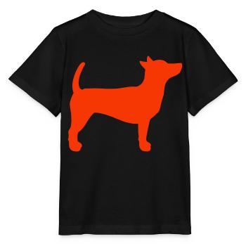 Le chien se tient debout L’obéissance se tient immobile silhouette - T-shirt bio MINI CREATOR Stanley/Stella Enfant - noir - Devant - Mikhail (115cm)