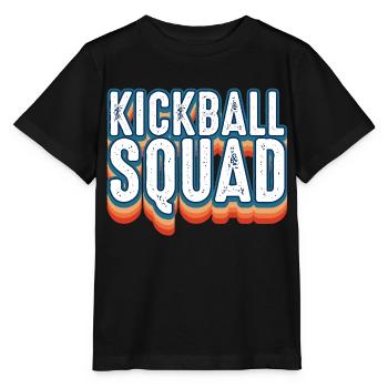 Kickball Squad Aire de jeux Sports Kick Ball - T-shirt bio MINI CREATOR Stanley/Stella Enfant - noir - Devant - Mikhail (115cm)