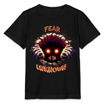 Fear of the unknown - Stanley/Stella MINI CREATOR Kids’ T-Shirt - black - Front - Mikhail (115cm)