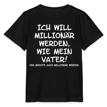 Ich will Millionär werden - Stanley/Stella Kinder T-Shirt MINI CREATOR  - Schwarz - Vorne - Mikhail (115cm)
