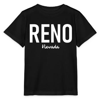 Reno - Nevada - USA - United States of America - Stanley/Stella MINI CREATOR Kids’ T-Shirt - black - Front - Mikhail (115cm)