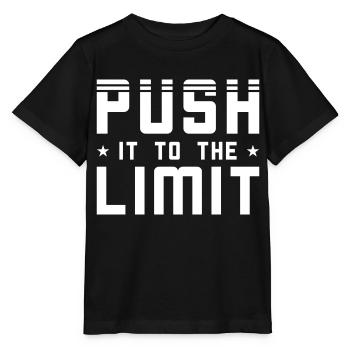 Push it to the limit - Stanley/Stella MINI CREATOR Kids’ T-Shirt - black - Front - Mikhail (115cm)