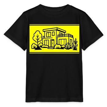Haus Villa Immobilie - Stanley/Stella Kinder T-Shirt MINI CREATOR  - Schwarz - Vorne - Mikhail (115cm)