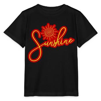 Icône du soleil du soleil - T-shirt bio MINI CREATOR Stanley/Stella Enfant - noir - Devant - Mikhail (115cm)