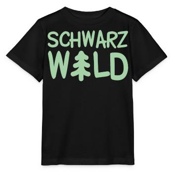 Schwarzwald Tanne Nadelbaum Schwarzwälder - Stanley/Stella Kinder T-Shirt MINI CREATOR  - Schwarz - Vorne - Mikhail (115cm)