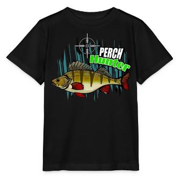 Chasseur de perches - T-shirt bio MINI CREATOR Stanley/Stella Enfant - noir - Devant - Mikhail (115cm)