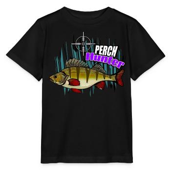 Chasseur de perches - T-shirt bio MINI CREATOR Stanley/Stella Enfant - noir - Devant - Mikhail (115cm)
