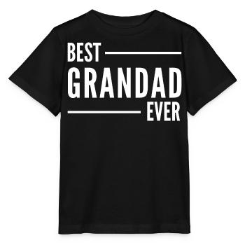 BEST GRANDAD EVER - Stanley/Stella MINI CREATOR Kids’ T-Shirt - black - Front - Mikhail (115cm)