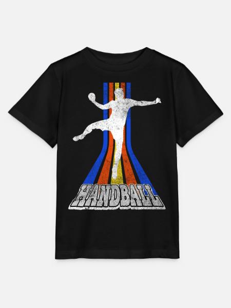 Handball Handballspieler Handballer Vintage Retro - Stanley/Stella Kinder T-Shirt MINI CREATOR  - Schwarz