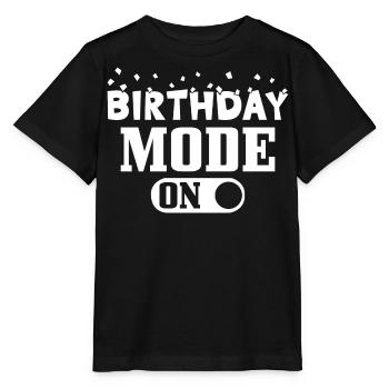 Mode Anniversaire sur Mode Anniversaire sur - T-shirt bio MINI CREATOR Stanley/Stella Enfant - noir - Devant - Mikhail (115cm)