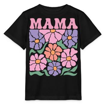 Mama - Stanley/Stella Kinder T-Shirt MINI CREATOR  - Schwarz - Vorne - Mikhail (115cm)