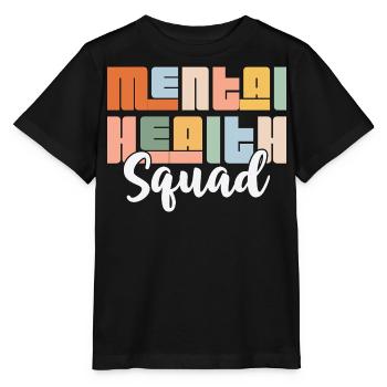 Mental Health Squad - Stanley/Stella Kinder T-Shirt MINI CREATOR  - Schwarz - Vorne - Mikhail (115cm)