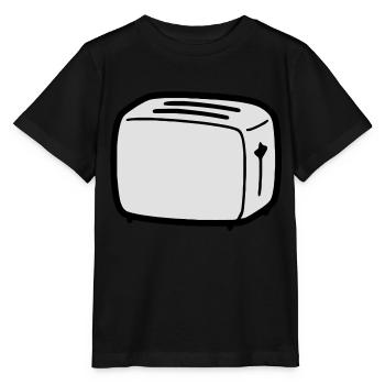 toaster - Stanley/Stella MINI CREATOR Kids’ T-Shirt - black - Front - Mikhail (115cm)