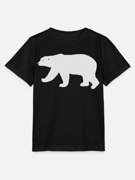 Eisbär - Stanley/Stella Kinder T-Shirt MINI CREATOR  - Schwarz