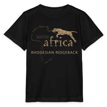 Rhodesian Ridgeback DD - Stanley/Stella Kinder T-Shirt MINI CREATOR  - Schwarz - Vorne - Mikhail (115cm)