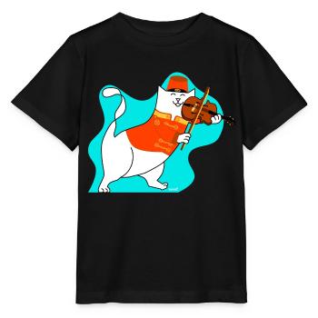 ROGER THE BANDSMAN - Stanley/Stella MINI CREATOR Kids’ T-Shirt - black - Front - Mikhail (115cm)