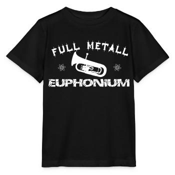 full-metall-euphonium - Stanley/Stella Kinder T-Shirt MINI CREATOR  - Schwarz - Vorne - Mikhail (115cm)