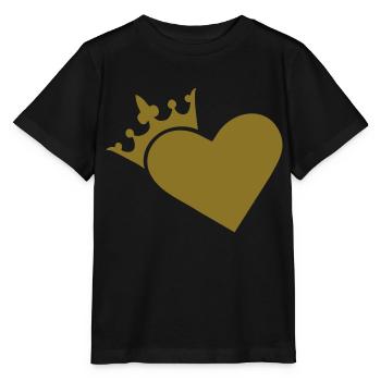 Herz - Stanley/Stella Kinder T-Shirt MINI CREATOR  - Schwarz - Vorne - Mikhail (115cm)