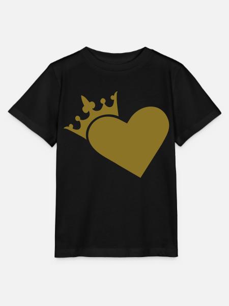 Herz - Stanley/Stella Kinder T-Shirt MINI CREATOR - Schwarz