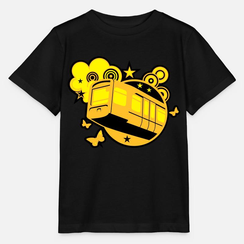 Wuppertal T Shirt Design Schwebebahn - Stanley/Stella Kinder T-Shirt MINI CREATOR  - Schwarz