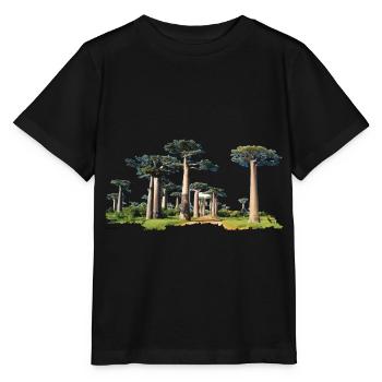 Baobab - Stanley/Stella Kinder T-Shirt MINI CREATOR  - Schwarz - Vorne - Mikhail (115cm)